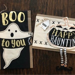 NWT- Two Mud Pie pillow wraps (pillows not included)